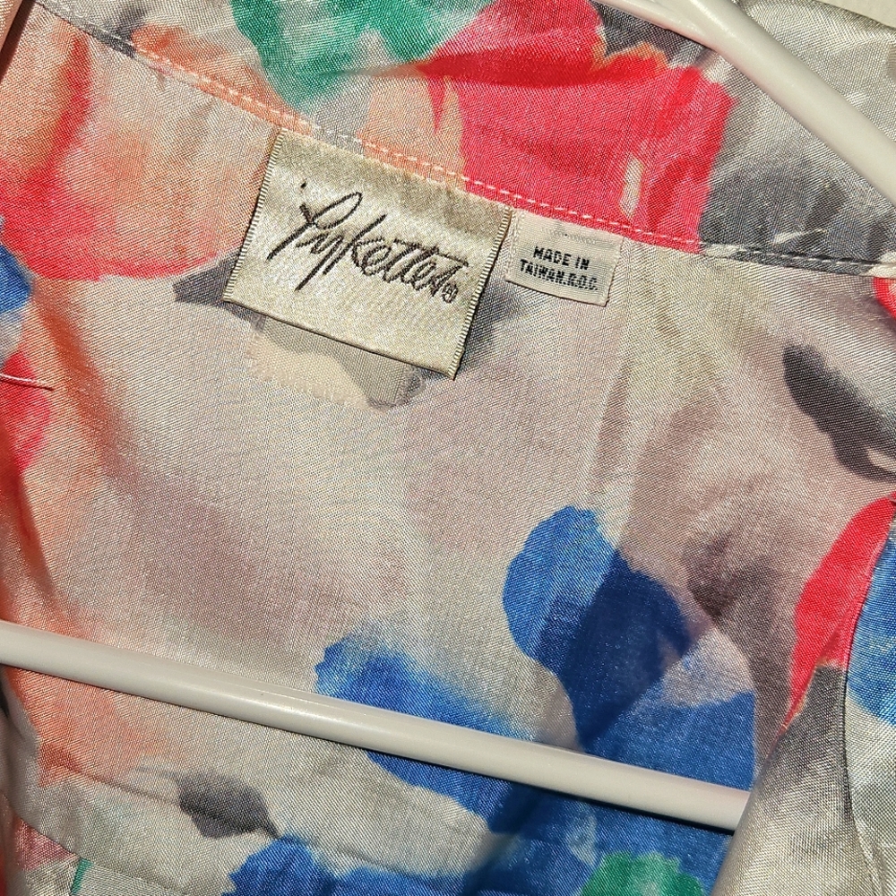 Pykettes Vintage Floral Short Sleeve Shirt - Picture 2 of 6